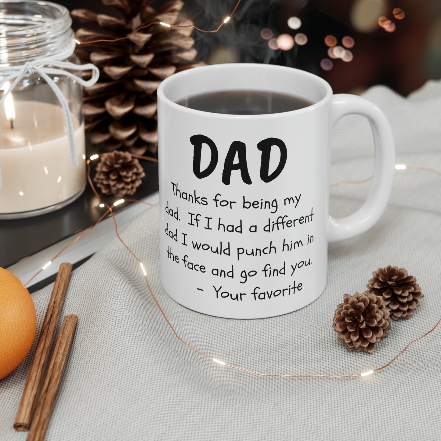 To My Dad | Ceramic Mug, 11oz