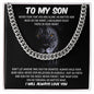 To My Son | Cuban Link Chain