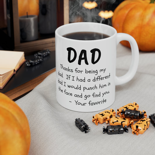 To My Dad | Ceramic Mug, 11oz